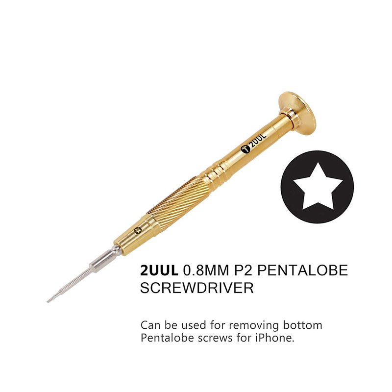 2UUL Precise Repair Screwdriver Set For Mobile Phone Motherboard LCD Screen Disassembly Repair Bolt Driver