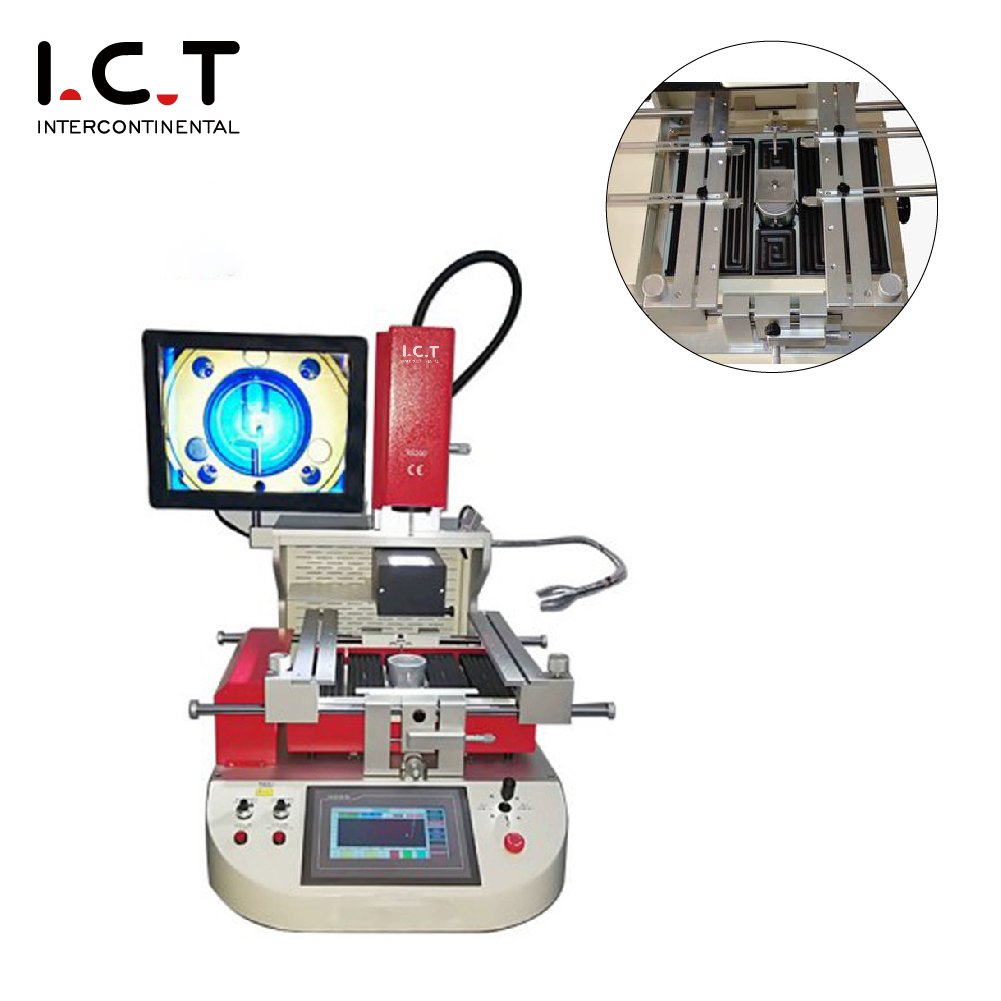 ICT865 2500W Optical Automatic Bga Rework Station Mobile Phone Laptop Mainboard Rework Soldering Station Repairing Motherboard