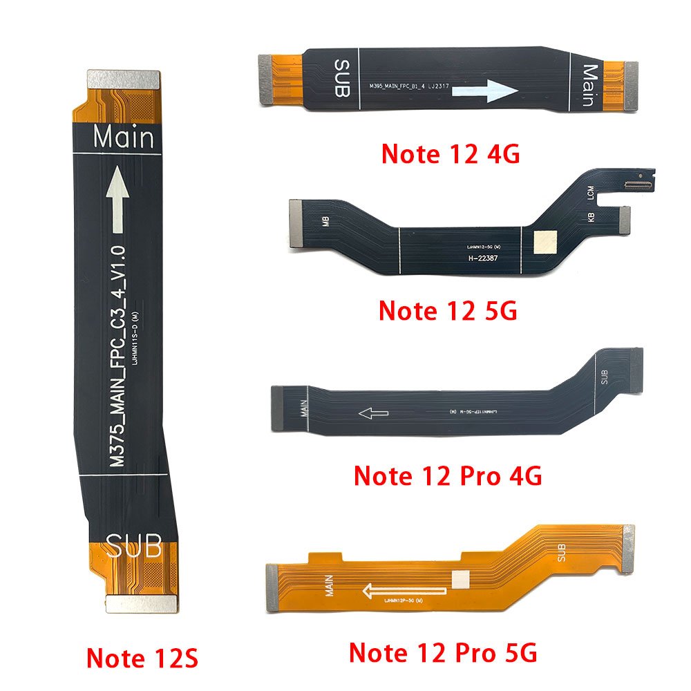 Motherboard Flex For Xiaomi Redmi Note 12 13 Pro Plus 5G 4G Poco F3 K40 GamingMain Board LCD Display Flex Cable Replacement Part