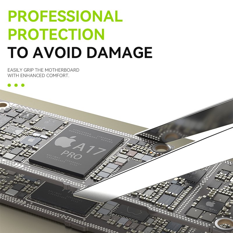 LUOWEI IS-30 motherboard layered tweezers for mobile phone repair tools motherboard repair chip tin tweezers