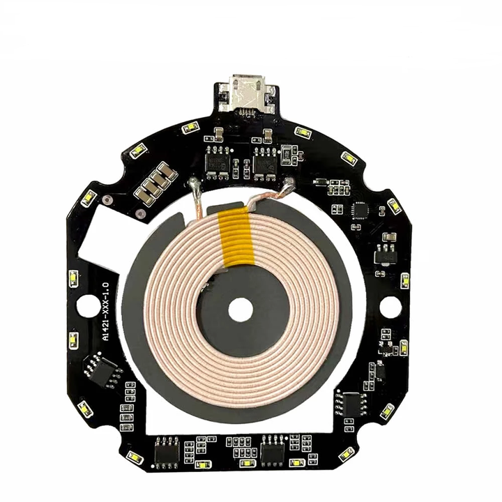 Wireless charging board 15w 20w mobile phone wireless charging module transmitter coil large round board wireless charging pcba