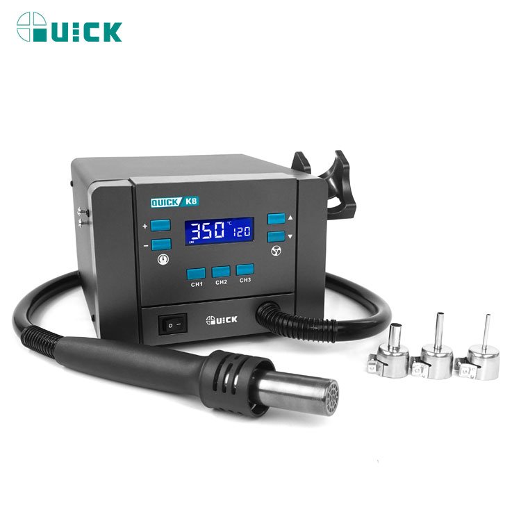Quick K8 Smart hot air desoldering station 1000W for PC Phone Motherboard Repair Soldering Station With Hot Gun