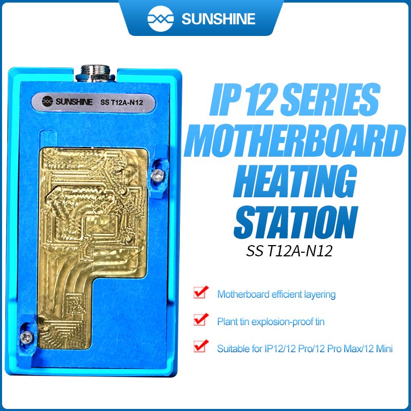 SS T12A-N12 Motherboard Heating Platform Mobile Phone Mainboard Layered Machine For iPhone 12 Mini Pro Max