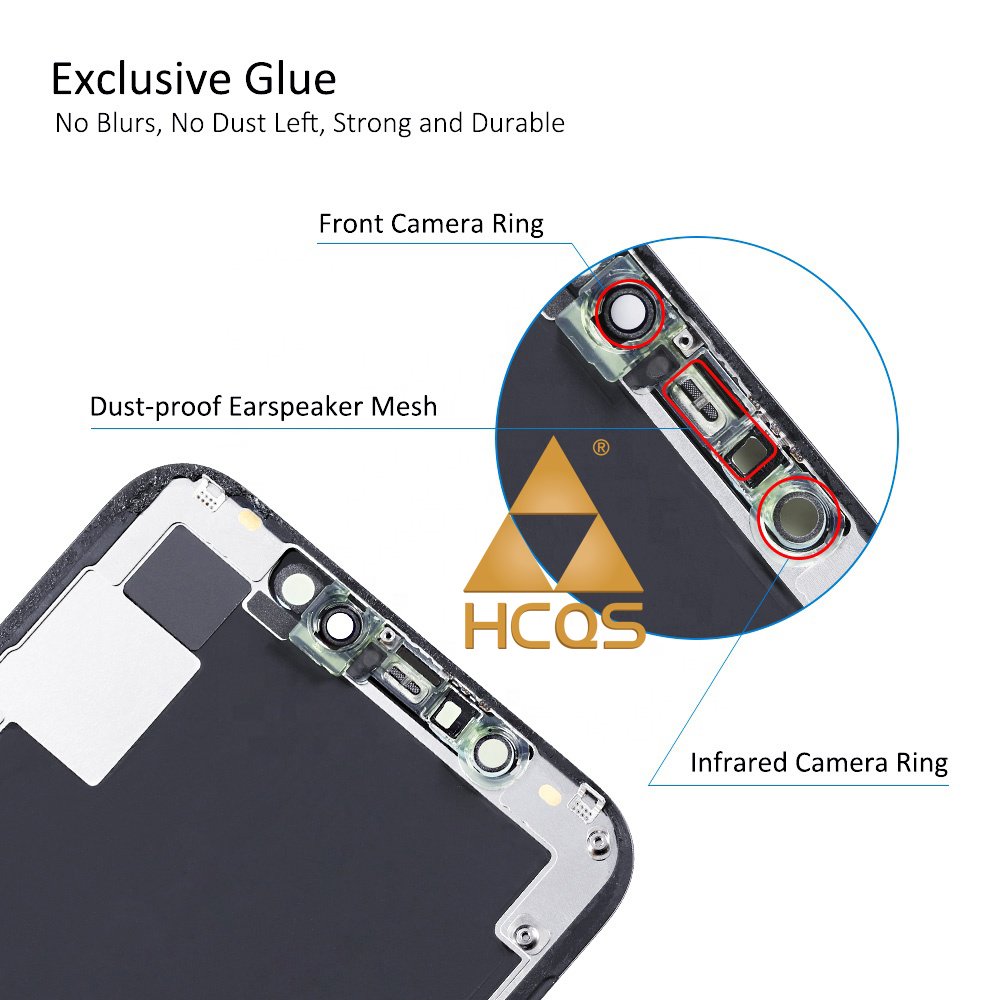 HCQS JK Incell Mobile Phone LCD for iphone X XR XS 11 Max 12 Pro Touch Screen Replacement Display