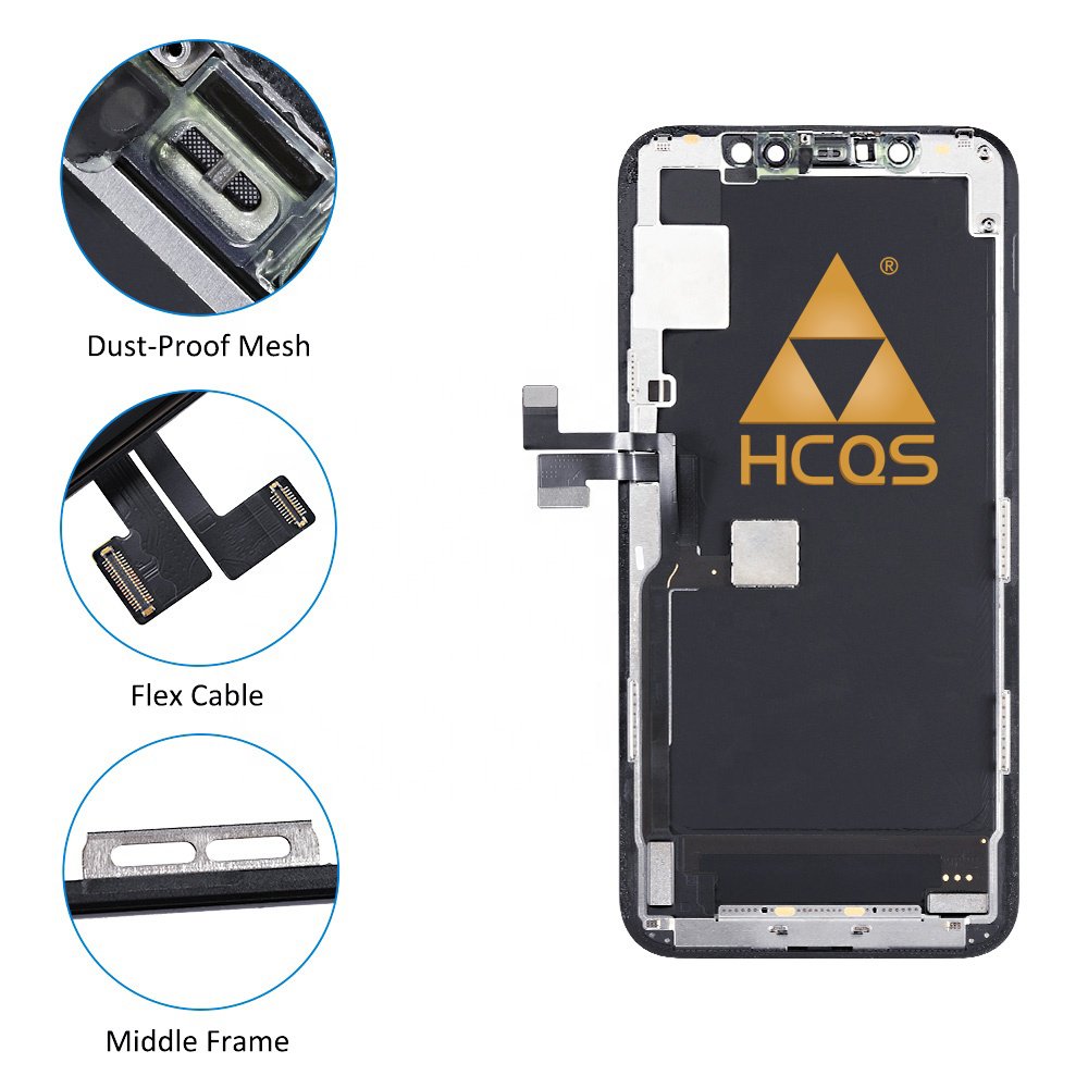 HCQS JK Incell Mobile Phone LCD for iphone X XR XS 11 Max 12 Pro Touch Screen Replacement Display