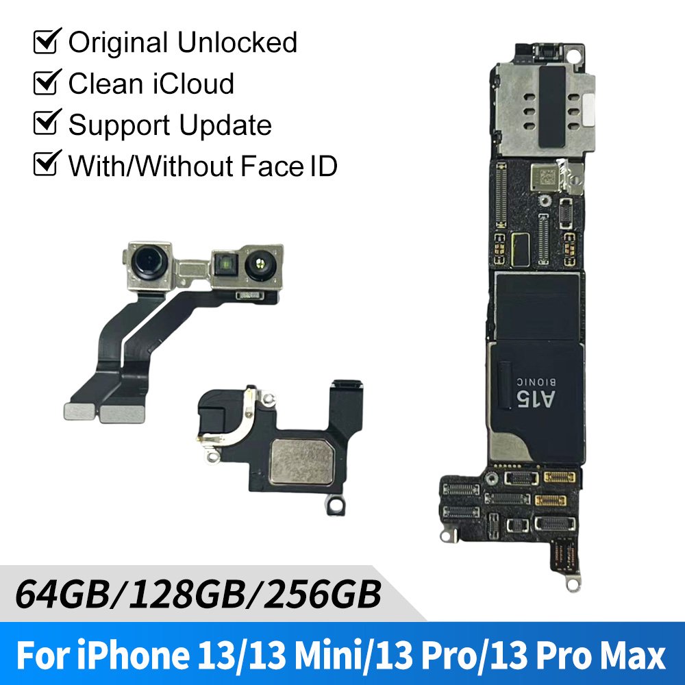 64gb 128gb 256gb 512gb Original Unlocked Mobile Phone Motherboard For Iphone 13/13 Pro/13 Pro Max Motherboard