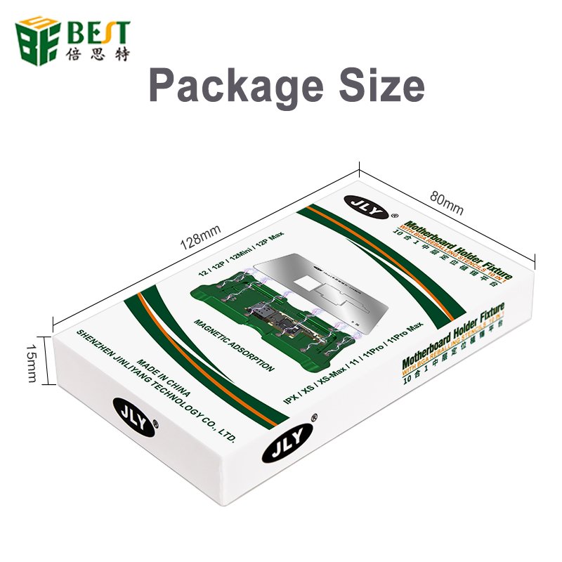 NEW PRODUCTS 10 IN 1 BGA Reballing Stencil for iPhone X-12 Motherboard Middle Frame Planting Tin Platform