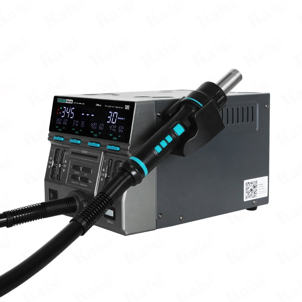 SUGON 8650 hot air gun 3 mode 1300W mobile phone repair equipment motherboard chip BGA hot air soldering station