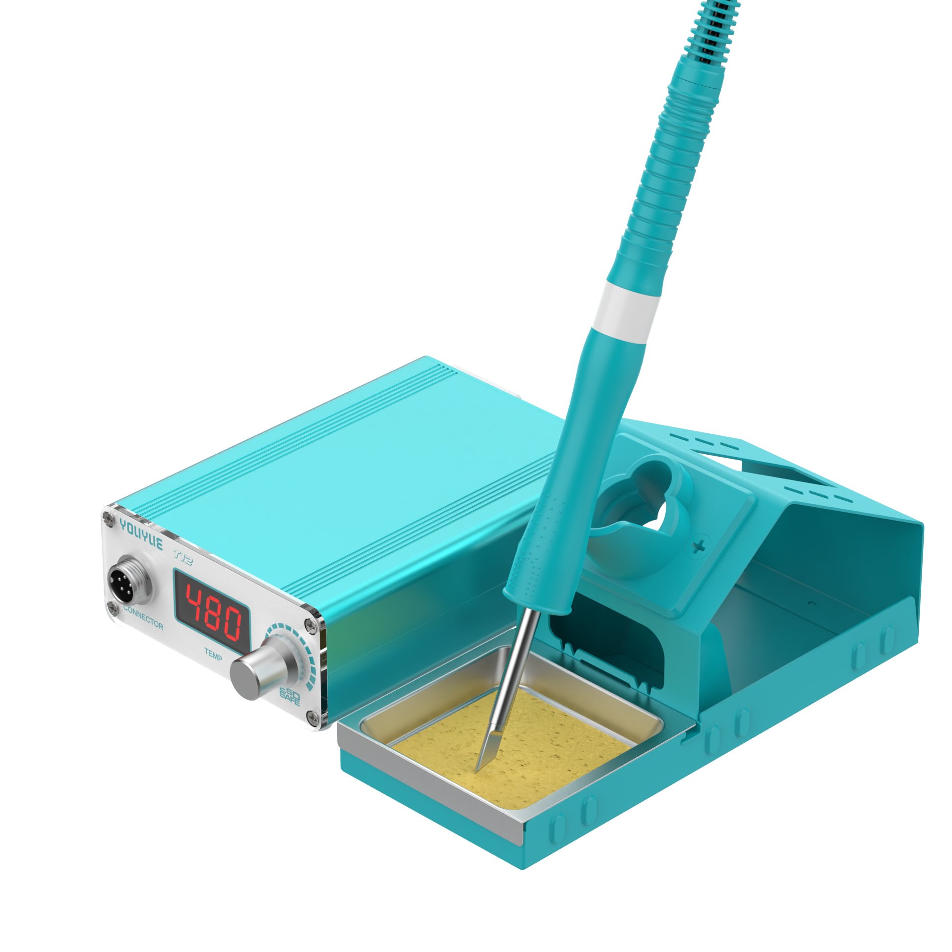 UYUE T12 Digital Electric Soldering Iron Station for Mobile Phone Motherboard PCB Repair Welding Station Heat Pencil Tip Tools