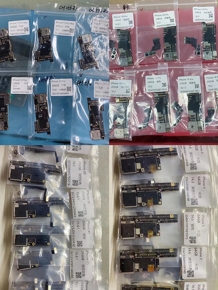 100% Original Mobile Phone motherboard 11 12 13 Logic Board Unlocked With Face Id for iphone 14 15 pro max