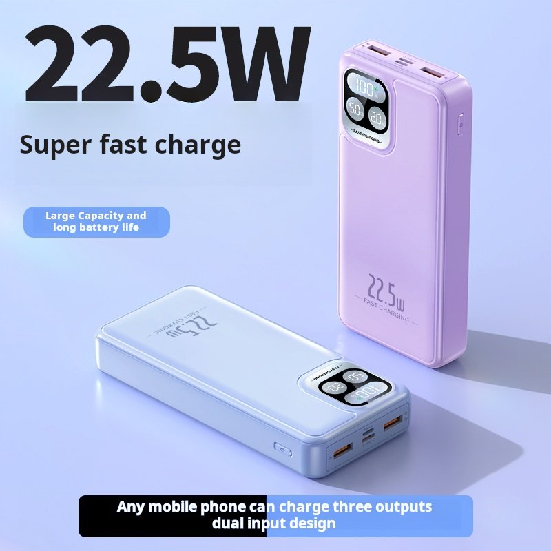 Bidirectional fast charging power Bank ultra-thin portable mobile phone power large capacity charging bank 20000mAh