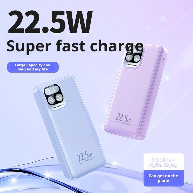 Bidirectional fast charging power Bank ultra-thin portable mobile phone power large capacity charging bank 20000mAh