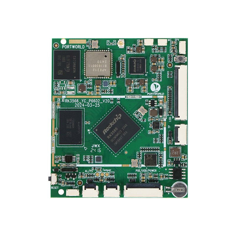 P6602 RK3566 Quad Core Motherboard PCB Board Linux Ubuntu Debian Buildroot Yocto Centos Development Board
