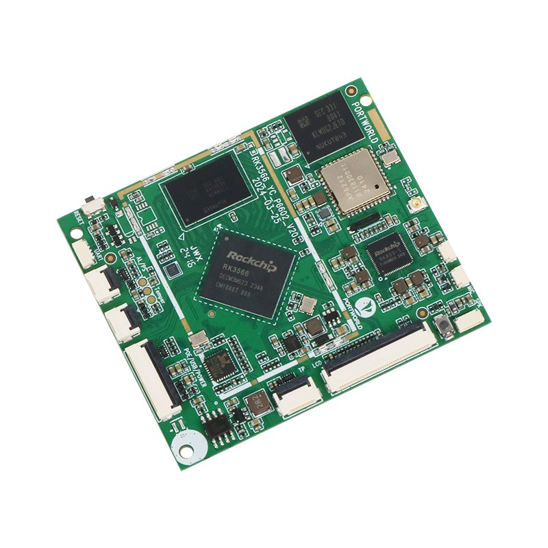 P6602 RK3566 Quad Core Motherboard PCB Board Linux Ubuntu Debian Buildroot Yocto Centos Development Board