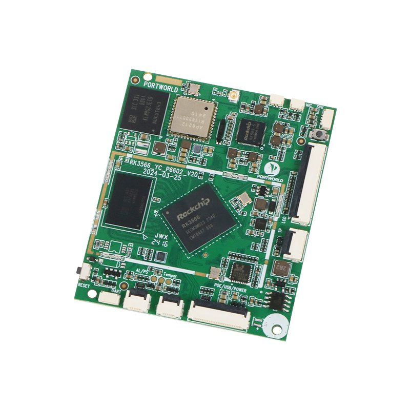 P6602 RK3566 Quad Core Motherboard PCB Board Linux Ubuntu Debian Buildroot Yocto Centos Development Board