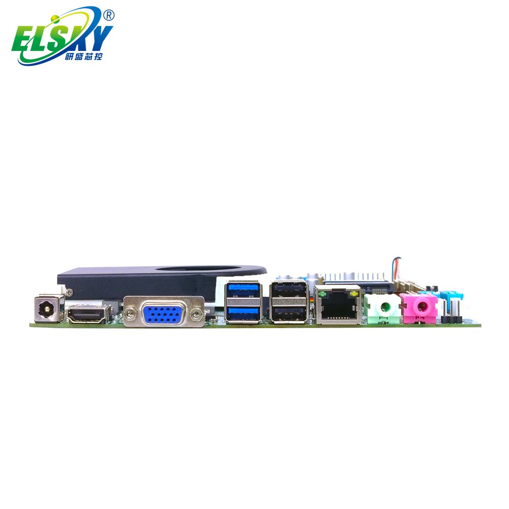 ELSKY QM9600H 6th gen motherboard with Intel Thin Cool Fan LVDS mini itx Motherboard Supporting 2 LAN 1000M and LVDS/EDP