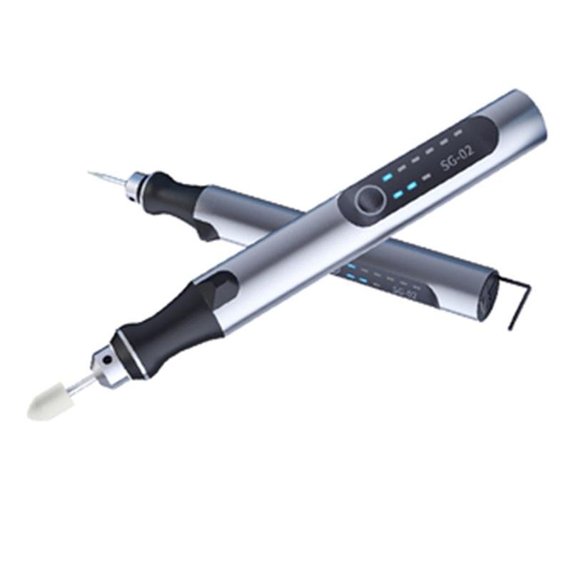 DM360 Mini Smart Electric Polishing Pen Grinder USB Charge Motherboard Carving Cutting Mutil Drills Phone Repair Tools