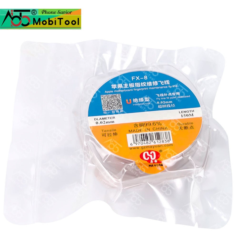Superfine Mobile Phone Motherboard Jump Wire Repair Tool Insulated 0.02mm Micro Copper Soldering Wire