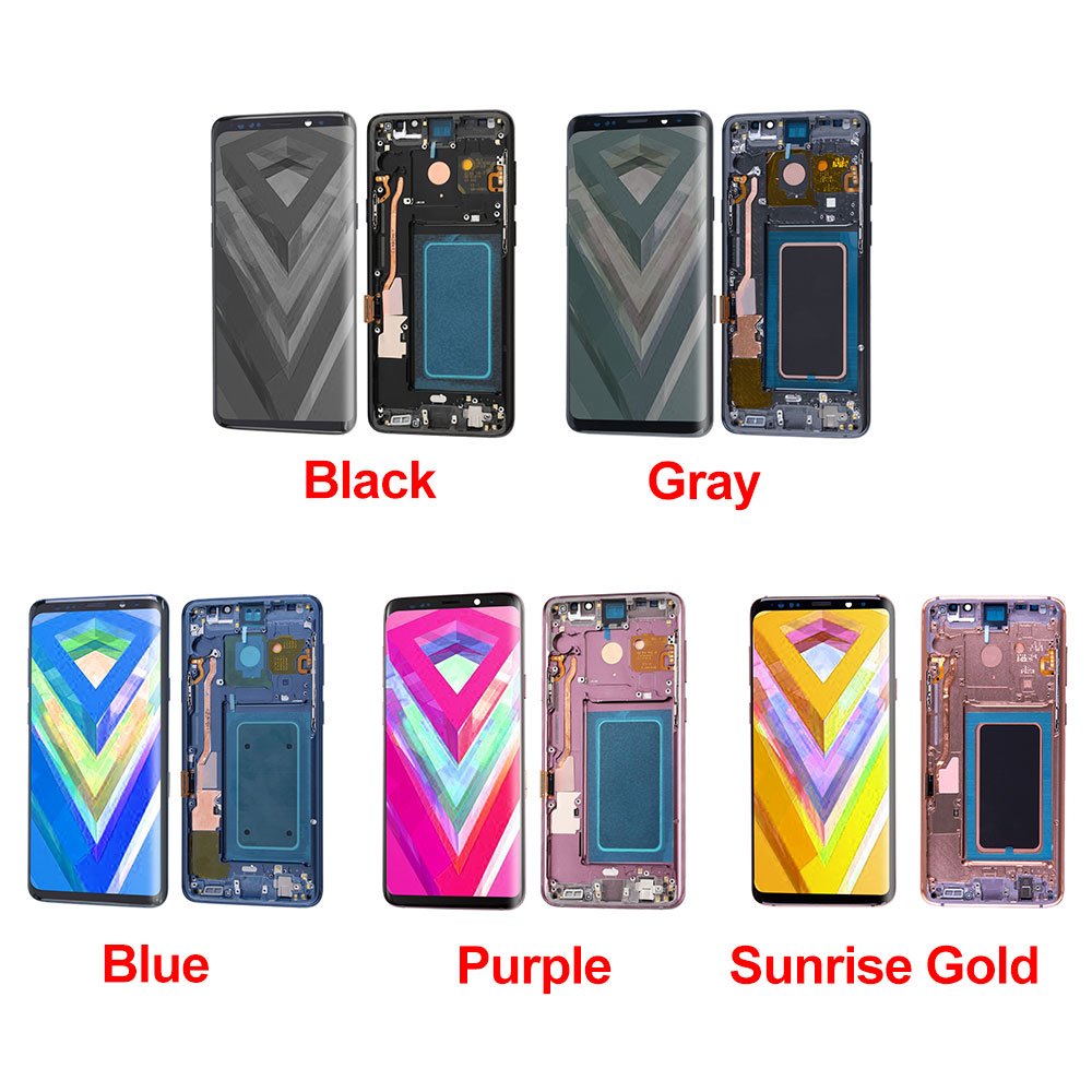 Wholesale OLED Screen with Frame For Samsung S9 LCD Touch Screen AMOLED Display Assembly Replacement