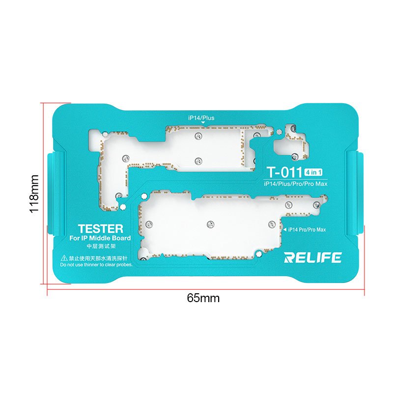 RELIFE T-011 4 in 1 IP14 Series Middle Motherboard Tester Suitable for iPhone 14/14 Plus/14 Pro/14 Pro Max Motherboard Detection