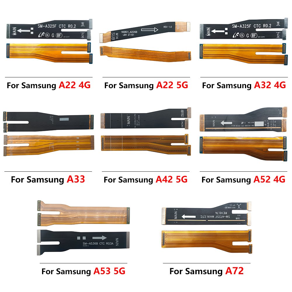 Main Board Motherboard Connector Board Flex Cable For Samsung A72 A22 A33 A42 A52 A32 4G A53 A73 5G Parts And Accessories