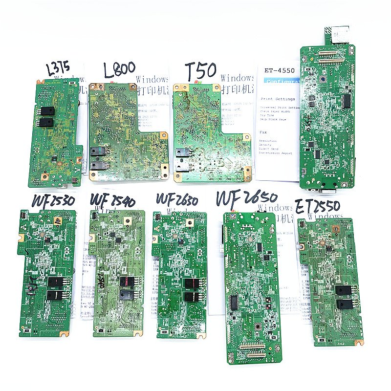 100% Tested Motherboard Main Board For Epson L100 L110 L210 L355 L550 L555 L366 L375 L395 L386 L456 L475 L495 L575 L3150 L4160