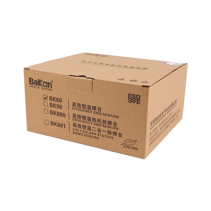 Bakon BK90 High Quality Promotion 90W 110V US Plug Ready to Ship Industrial PCB Welding Tin Solder Iron Soldering Station