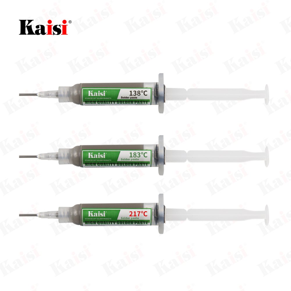 Kaisi 138/183/217 Degree Solder Paste For Mobile Phone Motherboard LED BGA SMD PGA Tin Paste Oil Flux Grease Soldering Kit
