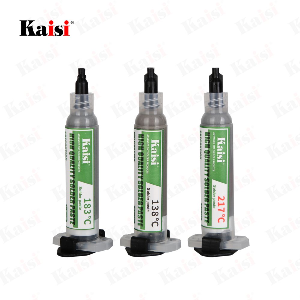 Kaisi 138/183/217 Degree Solder Paste For Mobile Phone Motherboard LED BGA SMD PGA Tin Paste Oil Flux Grease Soldering Kit