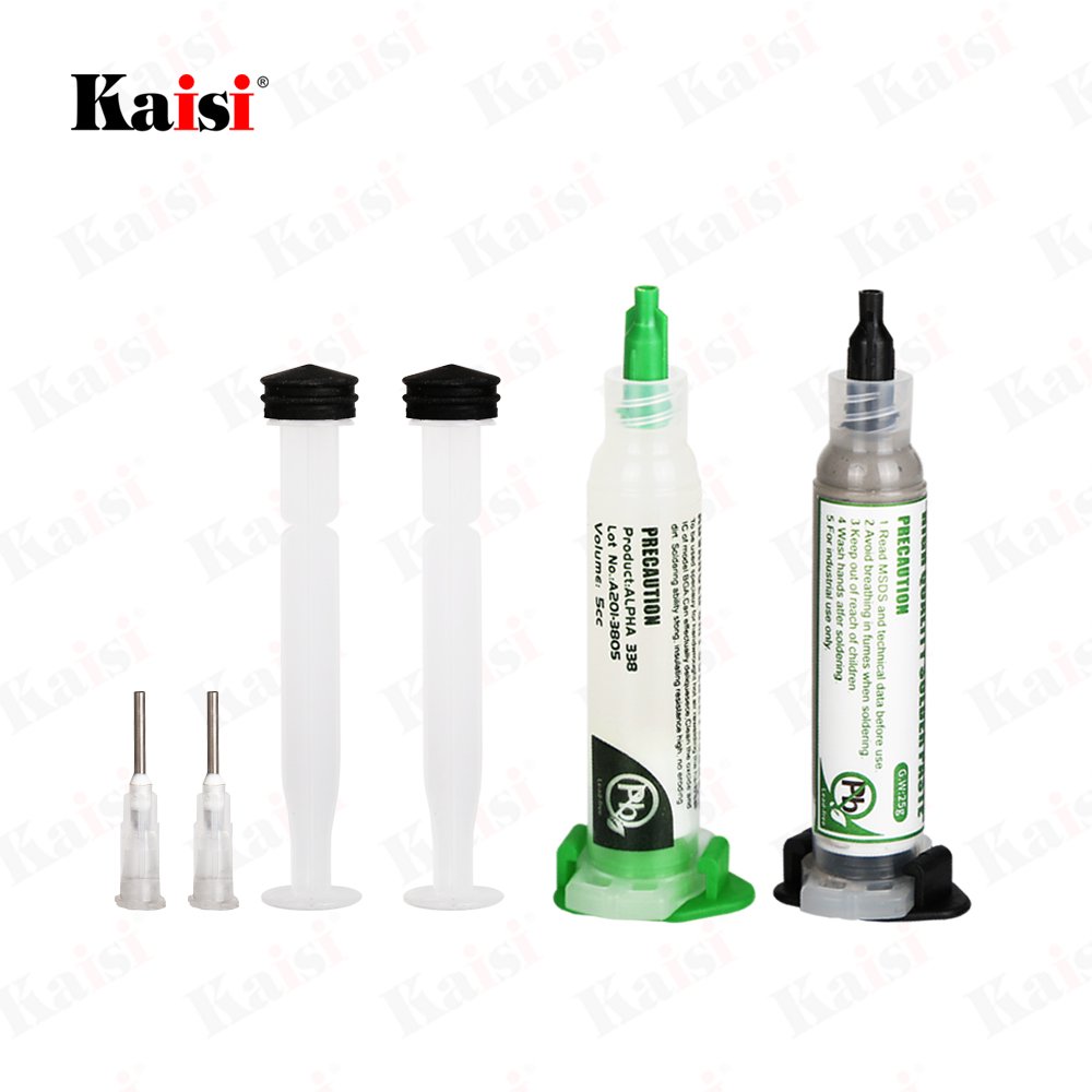 Kaisi 138/183/217 Degree Solder Paste For Mobile Phone Motherboard LED BGA SMD PGA Tin Paste Oil Flux Grease Soldering Kit