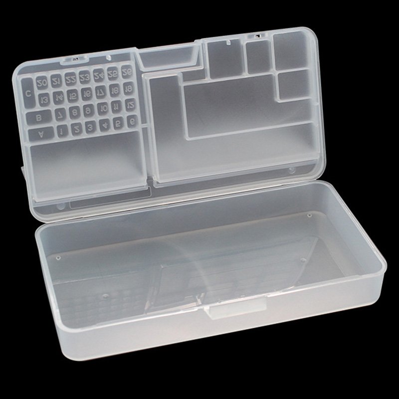 Double Layer Mobile Phone Repair Storage Box For iPhone LCD Screen Motherboard IC Chips Component Screws Organizer Container