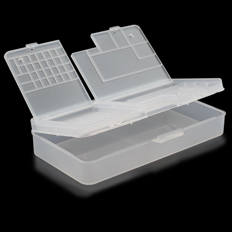 Double Layer Mobile Phone Repair Storage Box For iPhone LCD Screen Motherboard IC Chips Component Screws Organizer Container