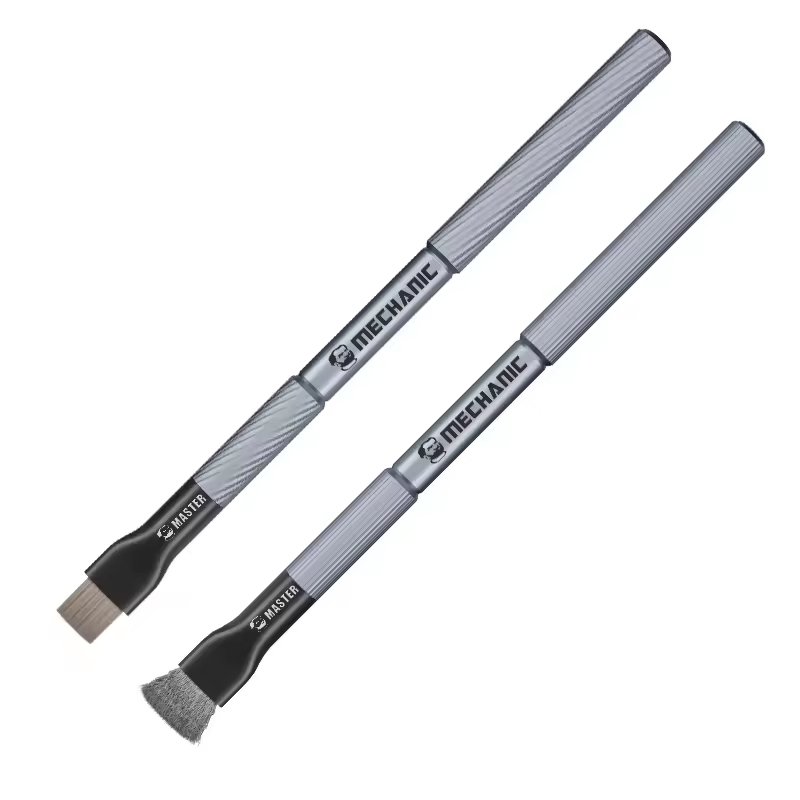 MCN Cheap Price Repair Tool Bristle Hair Steel Cleaning Brushes PCB Antistatic Brush Making Machines Phone Accessory Motherboard