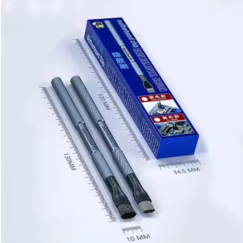 MCN Cheap Price Repair Tool Bristle Hair Steel Cleaning Brushes PCB Antistatic Brush Making Machines Phone Accessory Motherboard
