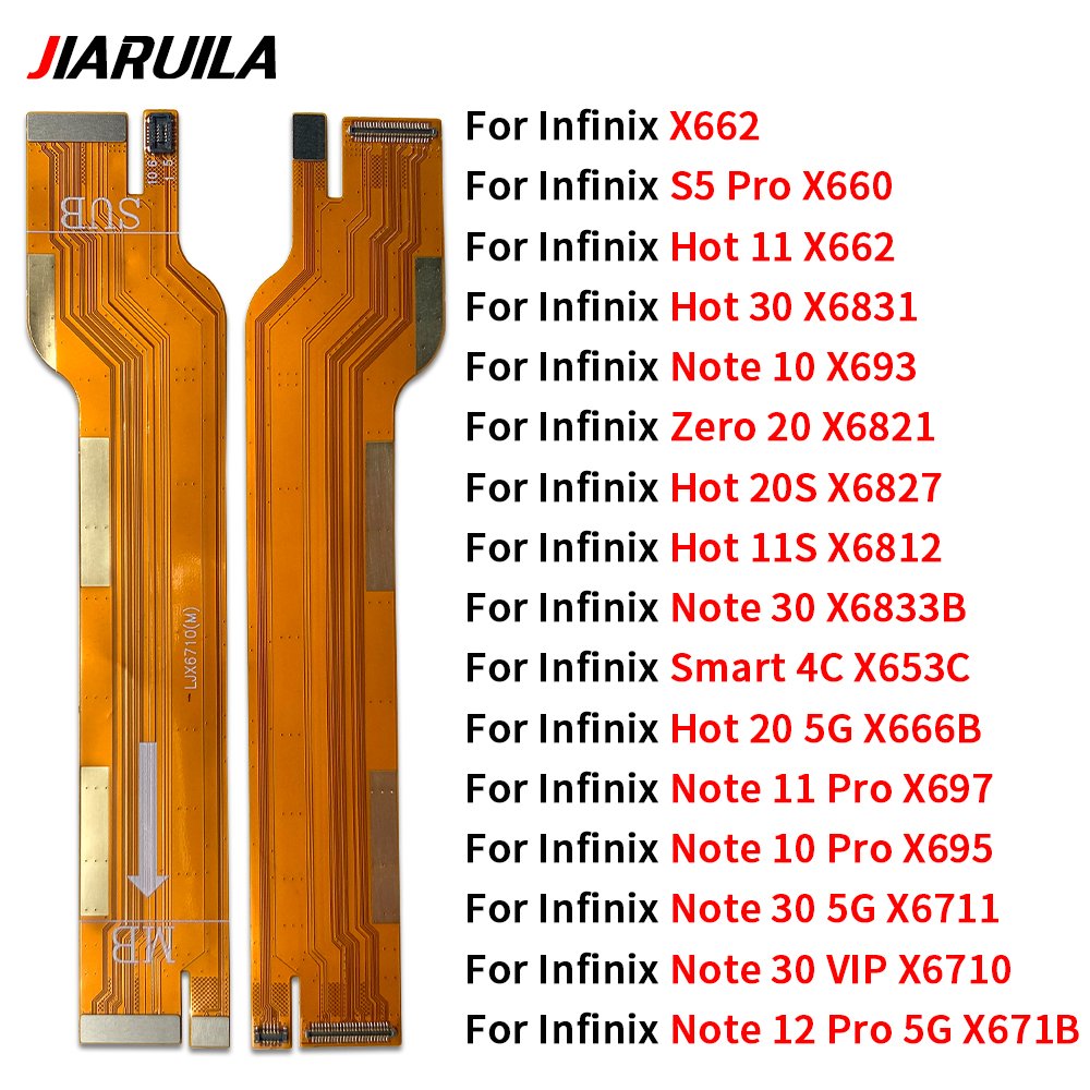 Wholesale Motherboard Flex For Infinix Hot 30 20S 11S 9 8 Note 30i 12 11 10 Smart 4 Zero 30 20 8 X Neo Pro Main Board Flex Cable