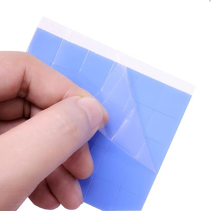 Die-cut custom 100*100mm cricut vinyl thermal conductive silicone mat heat dissipation for Power supply electronics