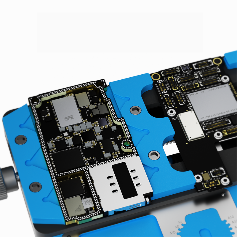 Dual-Axis Motherboard Soldering Repair Fixture PCB Holder Mobile Phone BGA CPU IC Chip Glue Remove Welding Rework Tools