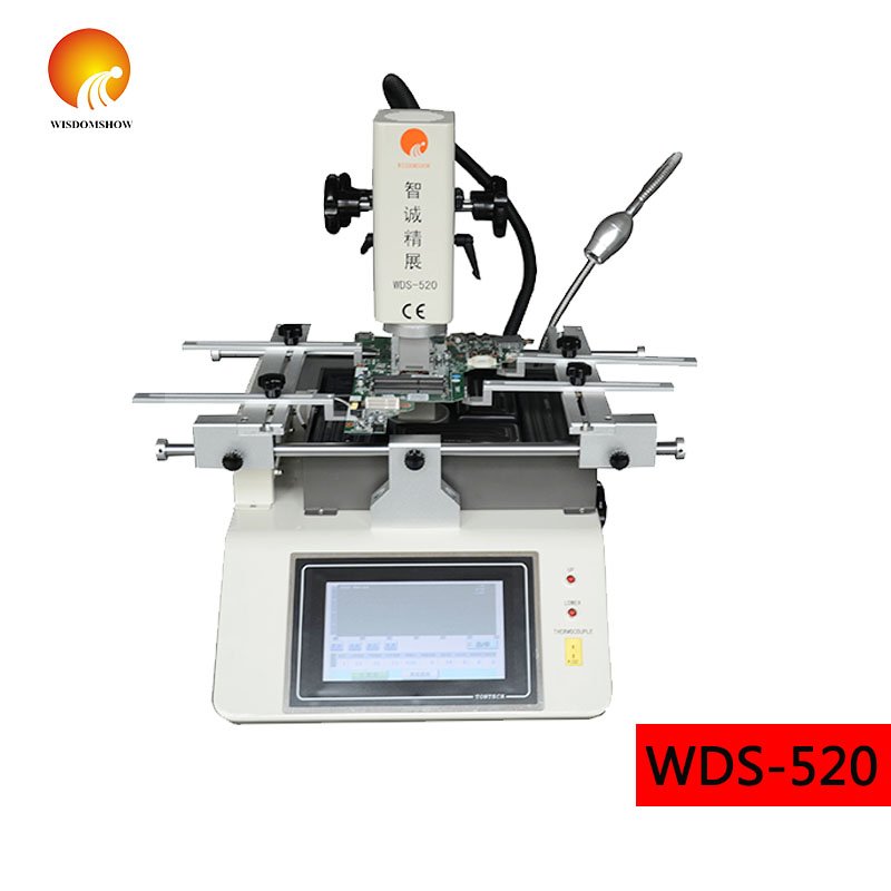 bga rework station WDS-520 mobile ic reballing machine with laser position light