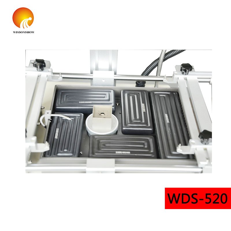 bga rework station WDS-520 mobile ic reballing machine with laser position light
