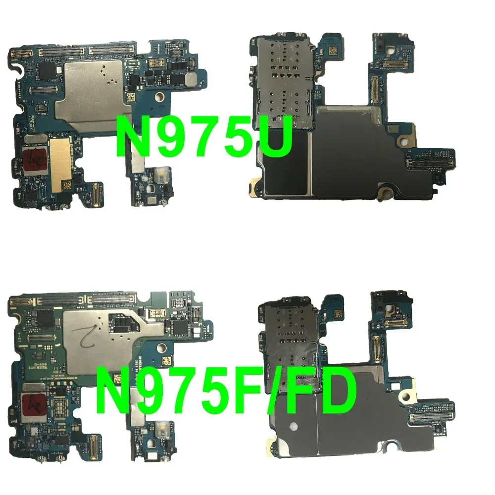 100% Full working Motherboard for Samsung Galaxy note 8 9 10 plus note 20 ultra Logic Board unlocked main board
