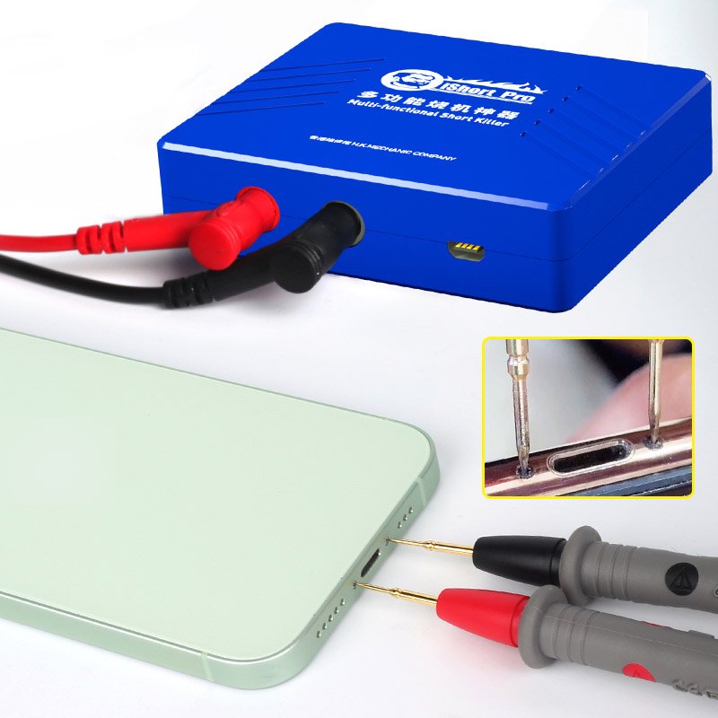 MECHANIC iShort Pro Short Killer Tool With Battery For Mobile Phone Maintenance Motherboard Short Circuit Failure Detector