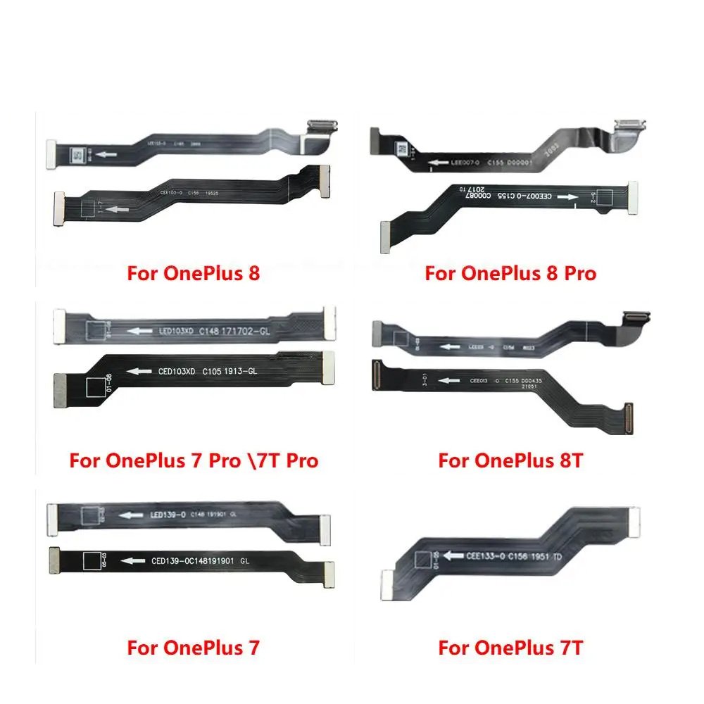 Main Board Motherboard LCD Display Connector Flex Cable For OnePlus 7 7T 7pro 7Tpro 8Pro 8T 8Tpro mobile phone line