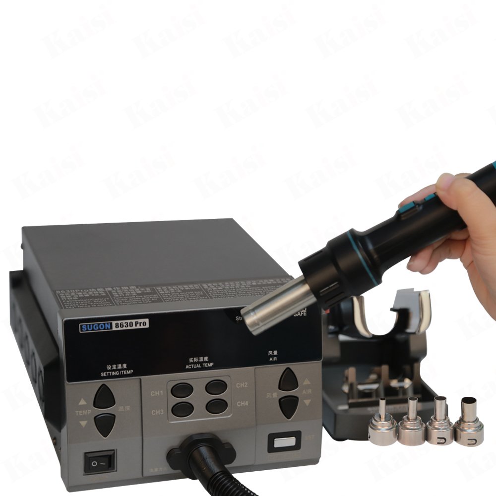 SUGON 8630 pro hot air gun 1300W mobile phone repair tool equipment motherboard chip BGA hot air soldering station