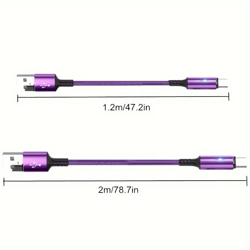 Type C 5A Fast Charging Cable Nylon Braided Charger Usb Cable For Xiaomi Realme Oppo Samsung Phone Accessories Usb C Cable
