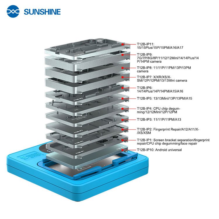 SUNSHINE SS-T12B Intelligent Maintenance Heater Heating Platform For Android and IP7G-15PM Mobile Phone Motherboards