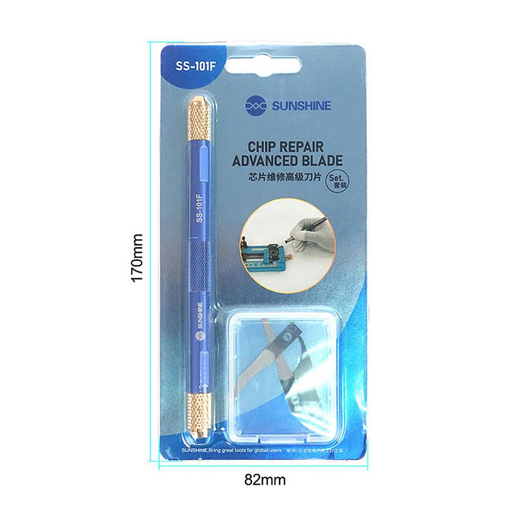 Mobilephone Motherboard Repair Tools Kit Chip Dot Matrix IC 4A Blades repair Premium Graver Set SUNSHINE SS-101F for iPhone