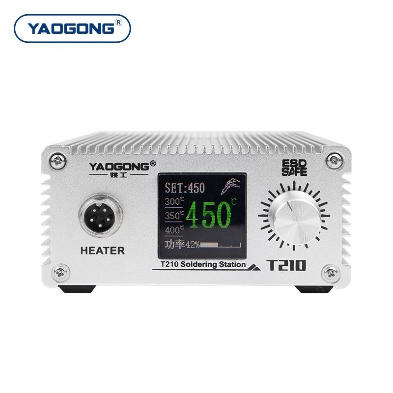 YAOGONG T210 3 Channel Smart Thermostat PCB Manufacturing Assembly Mobile Phone Motherboard Repair Tools Soldering Station