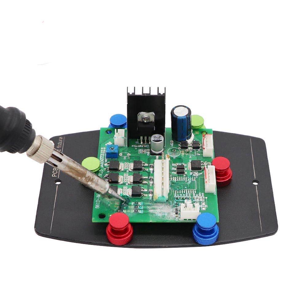Universal PCB Board Holder Fixture with 6pcs Magnetic Pins Circuit Board Soldering Platform PCB Magnetic Fixture Clamp