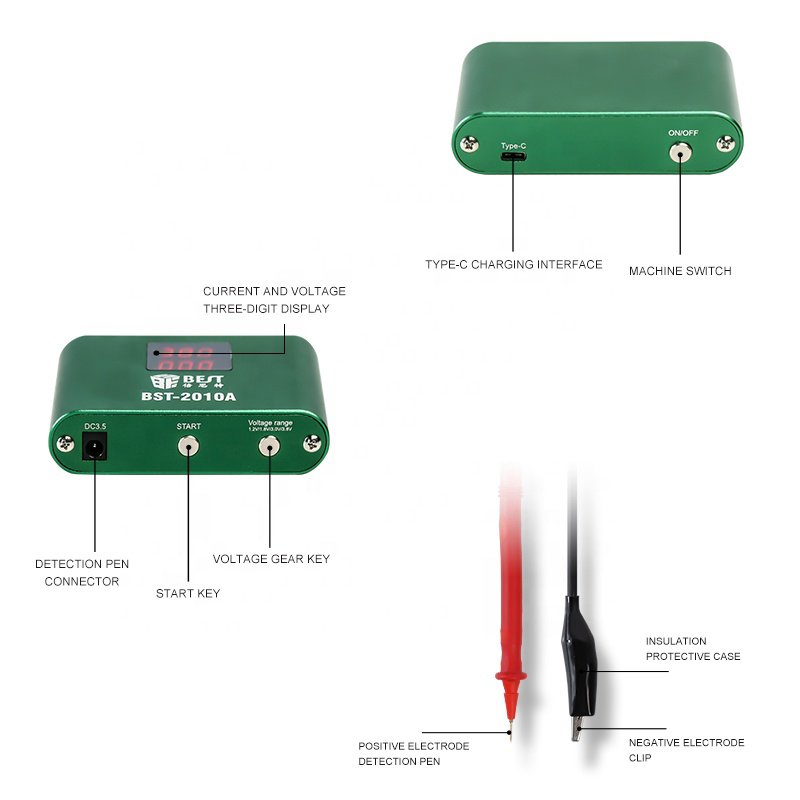 Bst-2010A 10A Short Killer PCB Motherboard Short Circuit Burning For Mobile Phone Laptop Short-circuit Detector