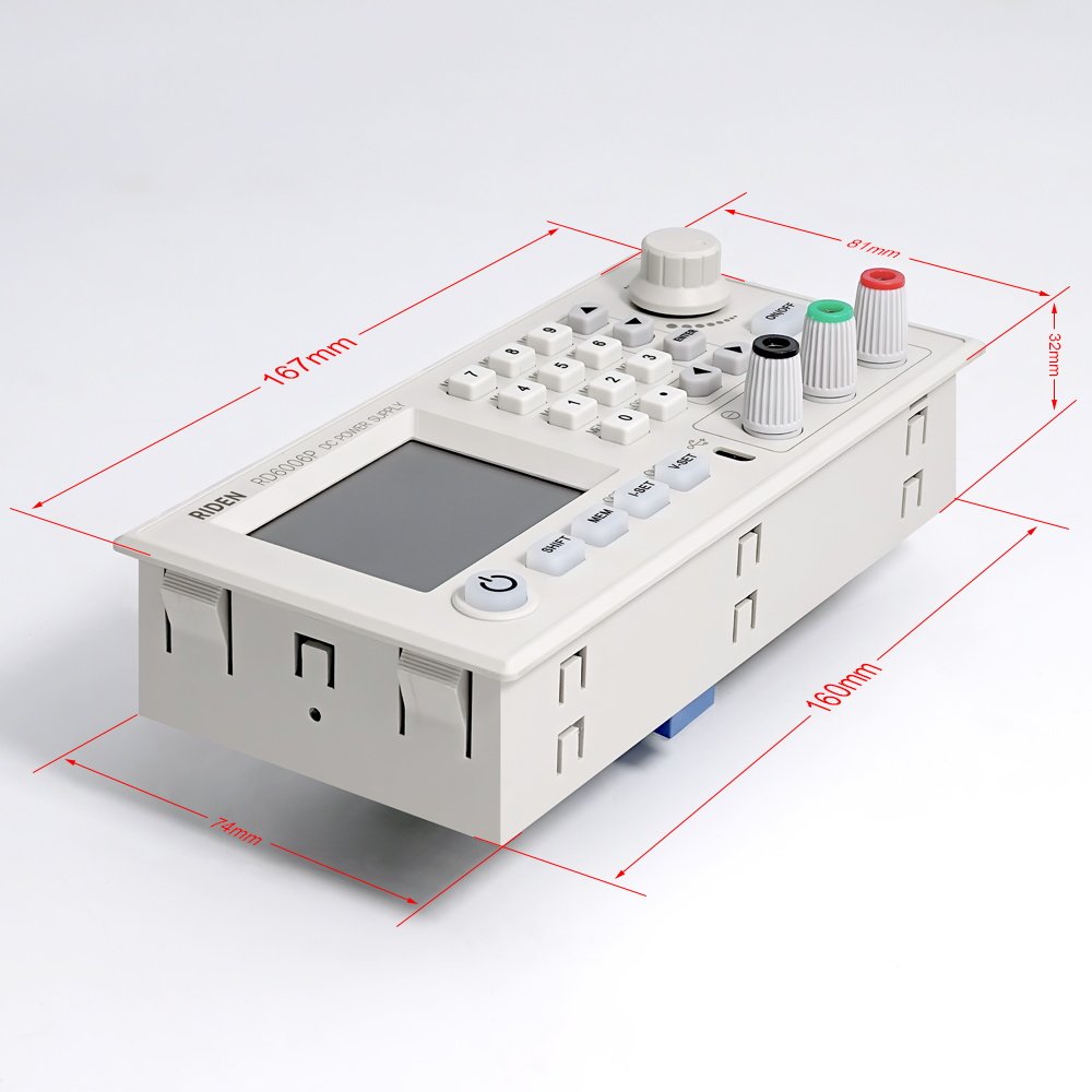 RD Ruideng RD6006P USB DC DC Variable Step Down Voltage Adjustable Bench Power Supply 60V 6A Motherboard Repair Battery Charging
